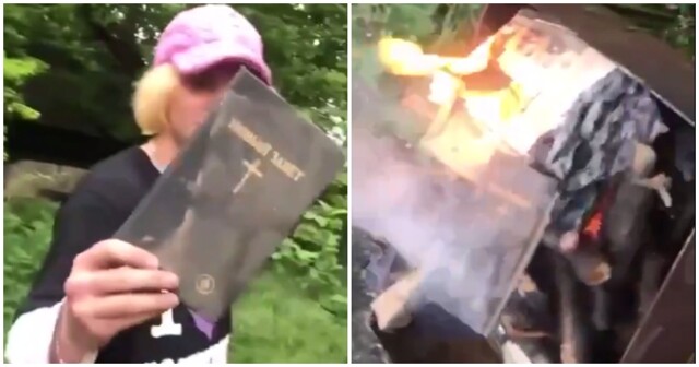 "Она не сгорит, это же божественная книга": подростки сожгли библию и заработали уголовную статью