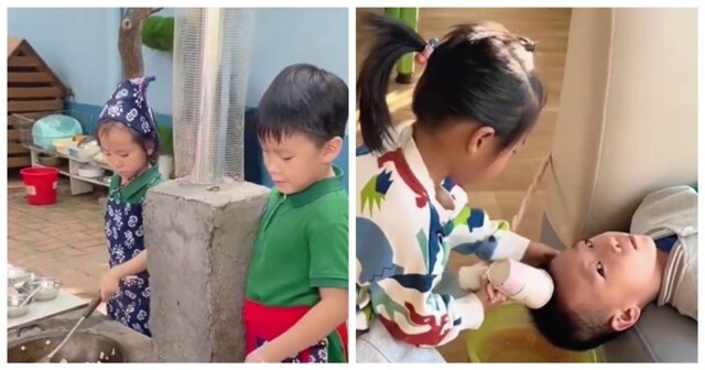 Необычный детский сад в Китае