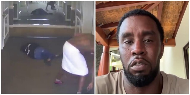 P.Diddy принёс извинения после того, как появилось видео, где он избивает свою возлюбленную