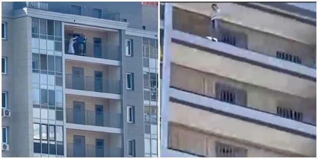 В Казани женщина хотела прыгнуть с 19 этажа, но её спасли