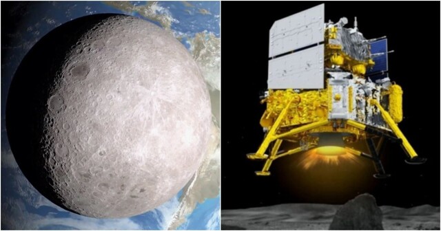 Китай показал первые кадры с обратной стороны Луны