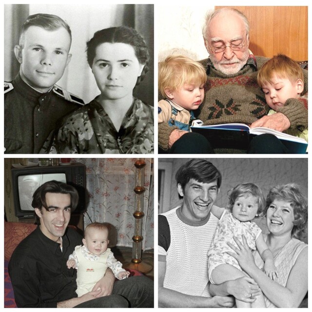 Интересные семейные снимки известных людей