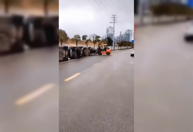 Наказание за неправильную парковку в Китае