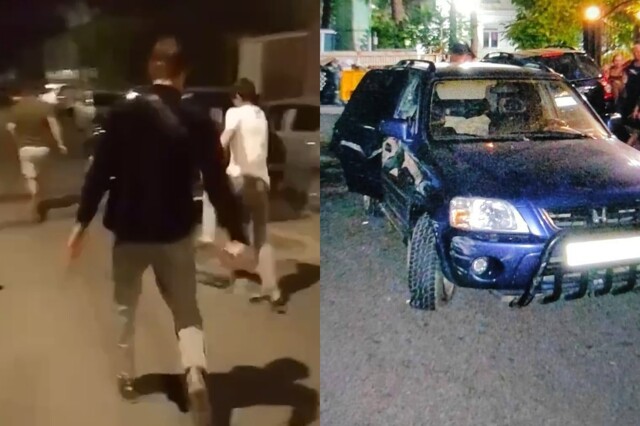 "Смотри, на спущенных колёсах будет газовать!": в Геленджике мужчины с ножами напали на туристов, повредили их машину и ограбили