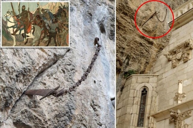 "Французский Экскалибур" исчез из скалы, где торчал в течение последних 1300 лет