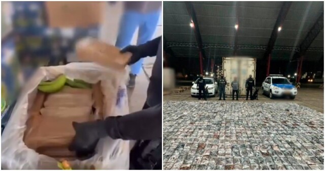 Более трёх тонн кокаина обнаружили эквадорские полицейские в коробках с бананами для России