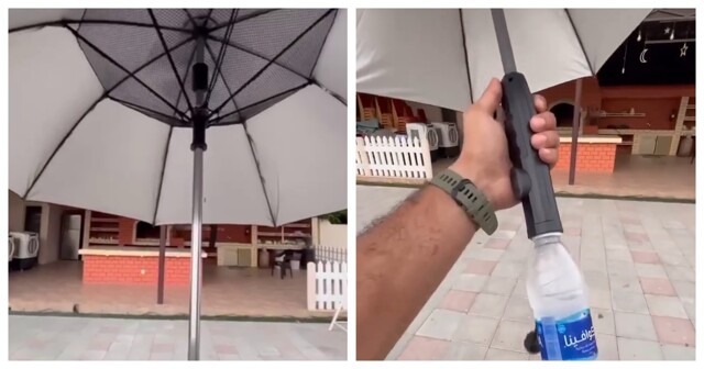 Необычный охлаждающий зонтик из Эмиратов