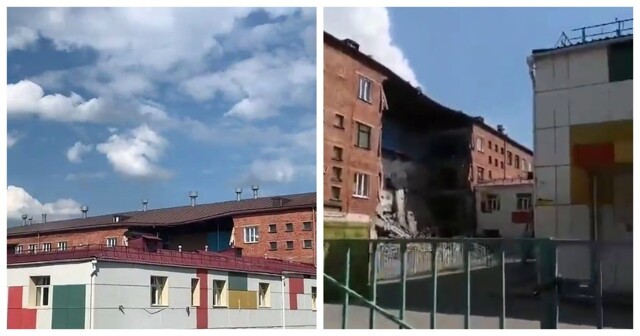 В Кемеровской области рухнул пролёт детского дворца творчества