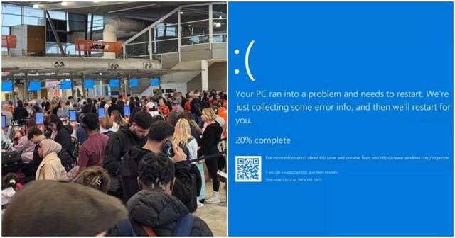 Cбой систем Windows нарушил работу аэропортов и крупных компаний по всему миру
