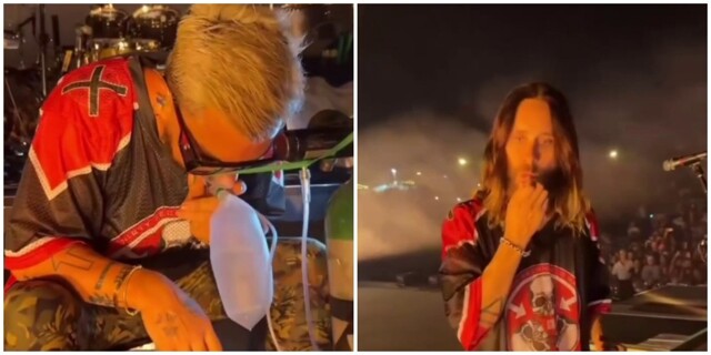 Аптечка, сон и рок-н-ролл: рокеры из 30 Seconds To Mars на концерты возят кислородный мешок и мёд