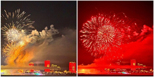 Китай эффектно поздравил Дальний Восток с Новым годом