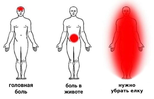 Скоро нужно будет убрать новогоднюю елку