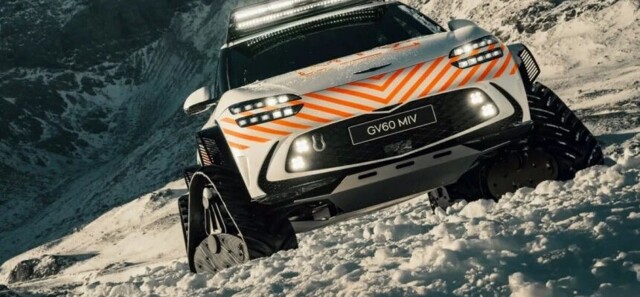 Genesis GV60 встал на гусеницы, а Audi Q6 — на цыпочки