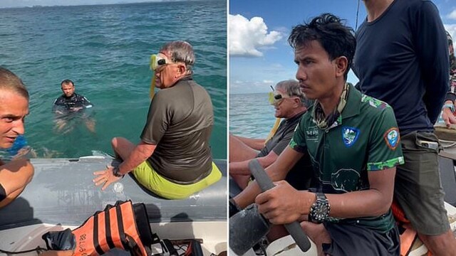 Дедушка устроил истерику в открытом море из-за запрета на купание