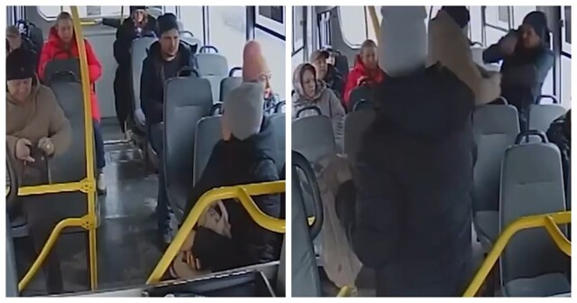 Мужчина залил перцем пассажиров автобуса из-за сделанному ему замечания: одна пенсионерка получила химический ожог глаза