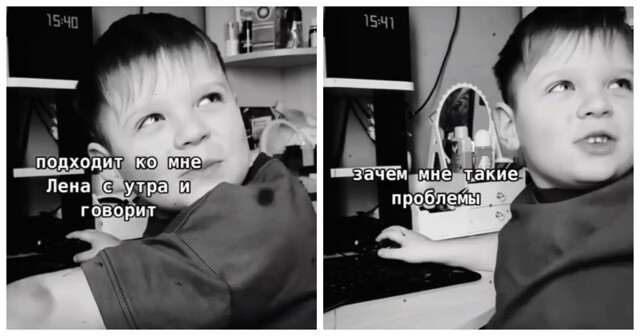 А он умён не по годам!