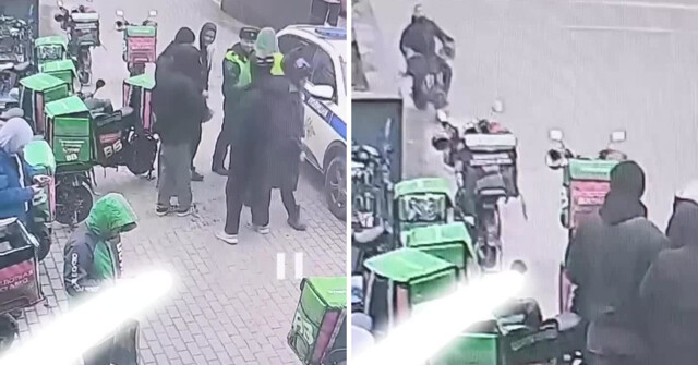 Не всем курьерам повезло так, как этому везунчику