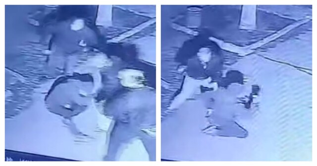 Нападение на мужчину во Владивостоке попало на видео