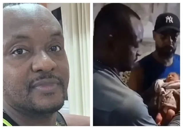 В Бразилии дворник нашел новорожденную в мусорке и решил удочерить её