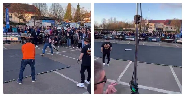 Чемпионат по метанию серверов в Германии