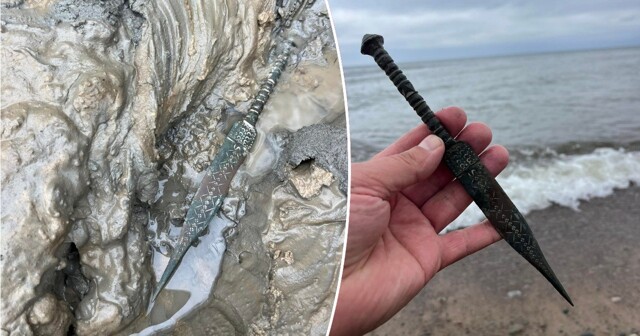 На берегу Балтийского моря найден кинжал возрастом 2500 лет