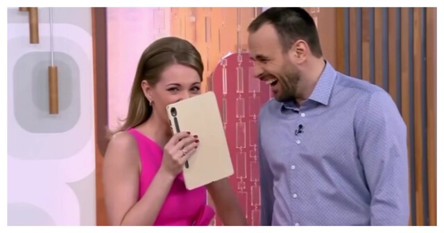 Забавная оговорка ведущей