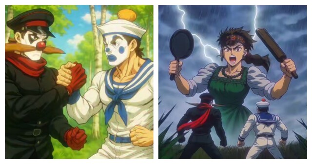 «Деревня дураков» в стиле аниме