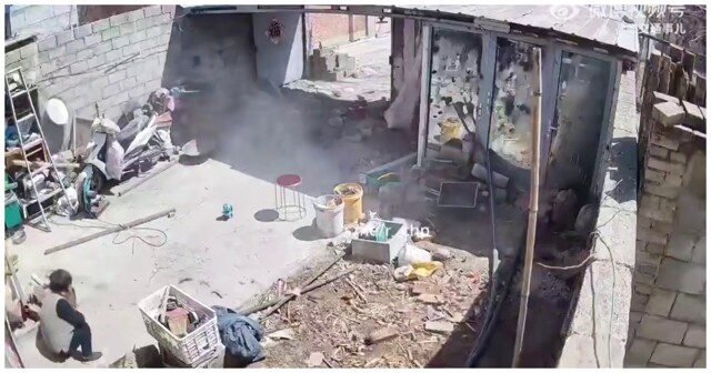 Ветреный день в Китае