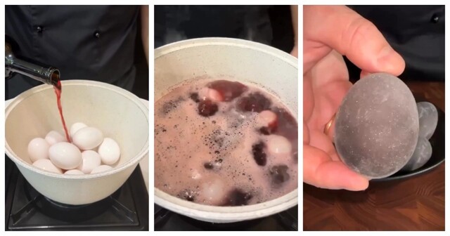 Рецепт мерцающих пасхальных яиц