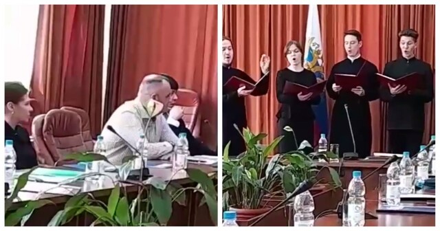 «Предполагалось, что это не будет афишироваться»: руководство академии народного хозяйства в Екатеринбурге поздравили пасхальными песнопениями