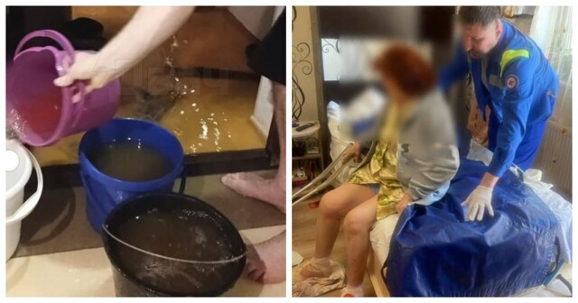 Россиянка обварила ноги, спасая кошку во время потопа из кипятка