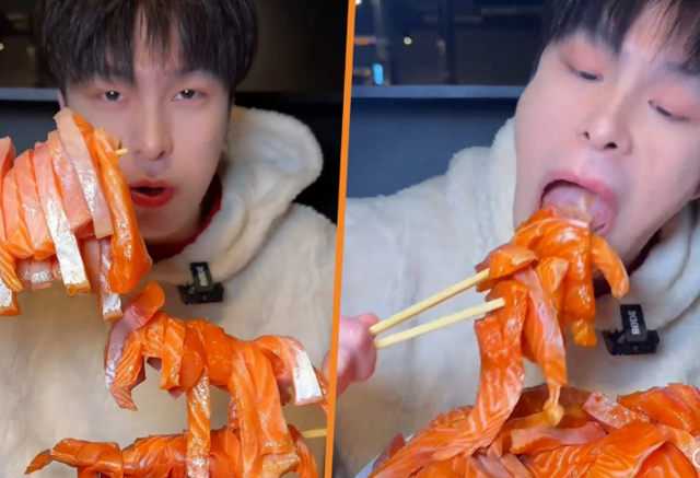 Китайский блогер съел всю еду на шведском столе в Японии