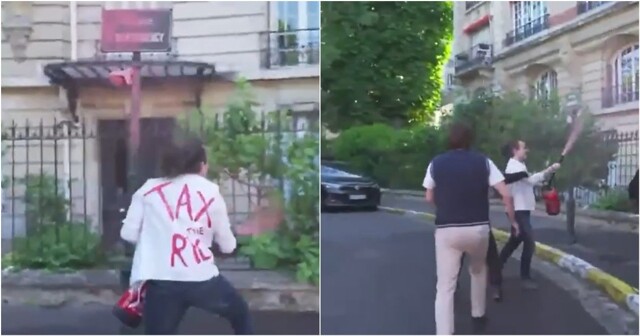Активисты напали на дома богатых парижан, но чисто символически