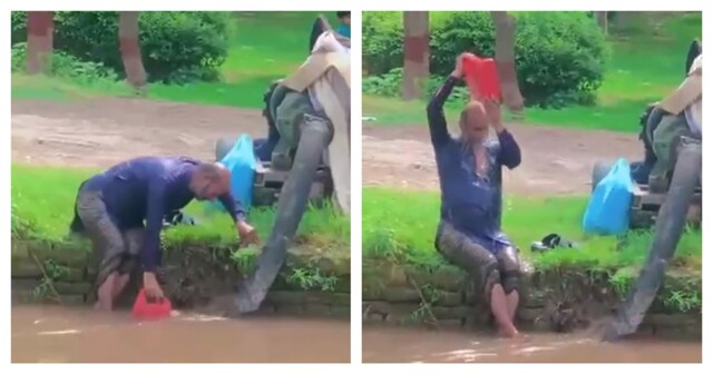 Бодрящие водные процедуры в Индии