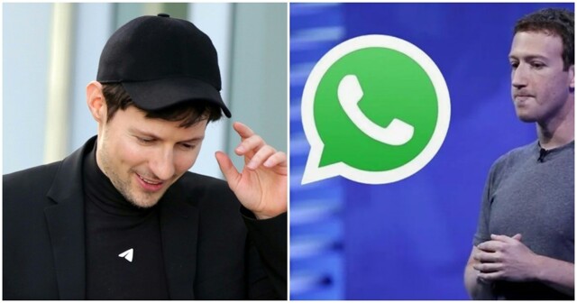 Дуров троллит WhatsApp за антирекламу Telegram
