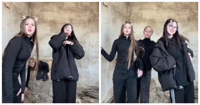 Ролик тиктокерш с неожиданным финалом