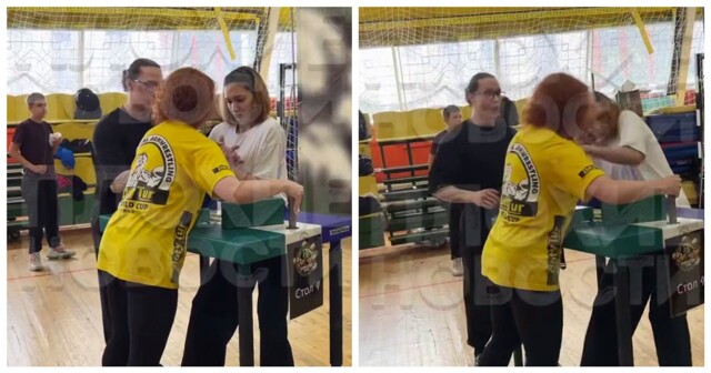 Девушка получила травму на соревнованиях по армреслингу