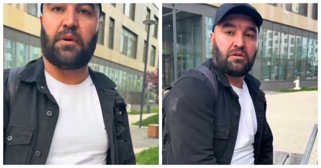 Иностранный специалист справил нужду прямо на глазах у детей перед школой