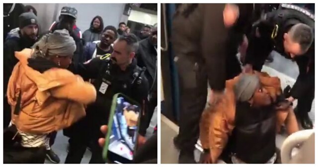 Обстановка в парижском метрополитене