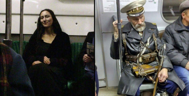 17 фотографии того, что необычного и очень интересного можно увидеть при обычной поездке в метро