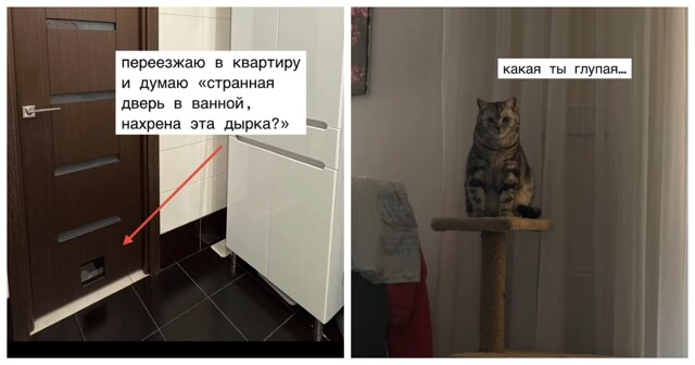 Девушка переехала в квартиру с загадочной дверью в туалет
