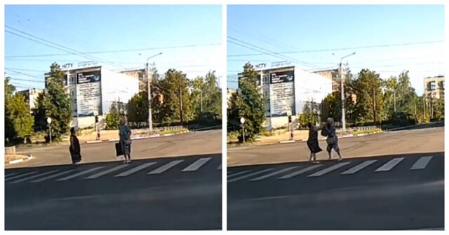 Драка бабушек попала на камеру в Нижегородской области