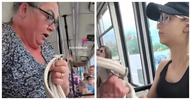 В Краснодаре женщина заставляла девушку уступить ей место, а после отказа ещё и подержать её сумку
