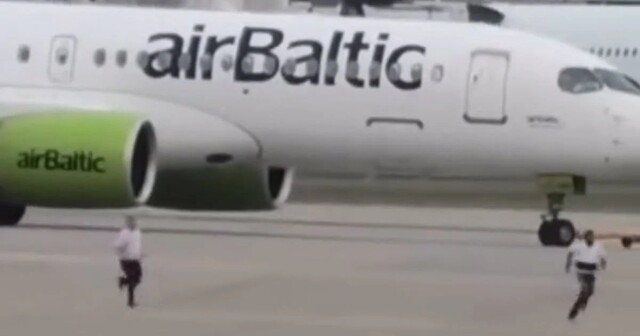 Мужчина выбежал на взлётно-посадочную полосу в аэропорту Лондона