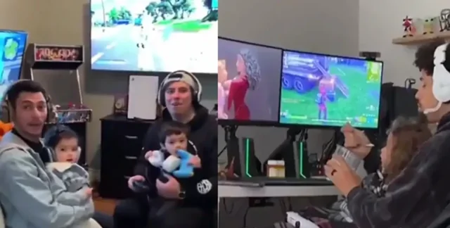 Отцы, которые успевают играть в игры, и следить за детьми
