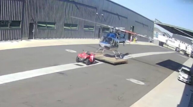 Крушение вертолёта  из-за невнимательности