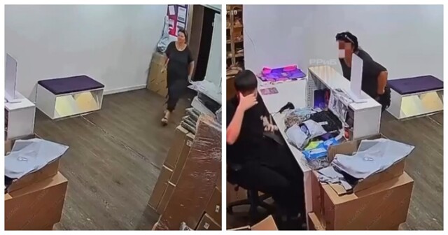 Женщина забыла снять трусы от купальника после примерки в пункте выдачи и ушла в них
