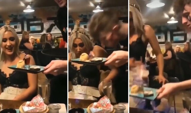 Пожалуйста, вот ваш огненный напиток!