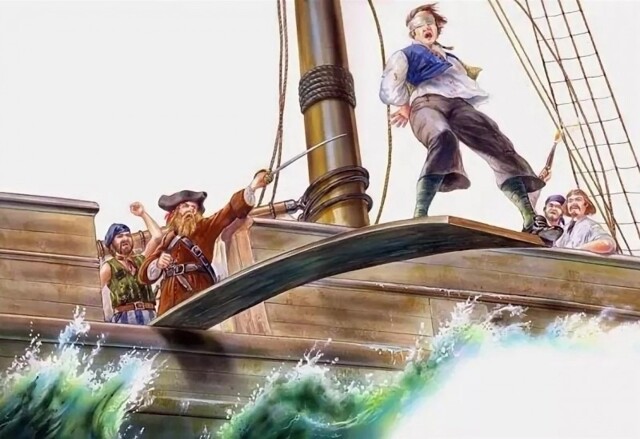 Пираты и их прогулки. По доске