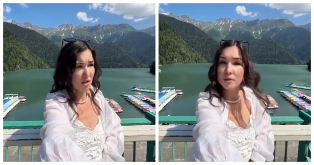Местная жительница удивилась и возмутилась полному отсутствию людей в самом популярном туристическом месте Абхазии